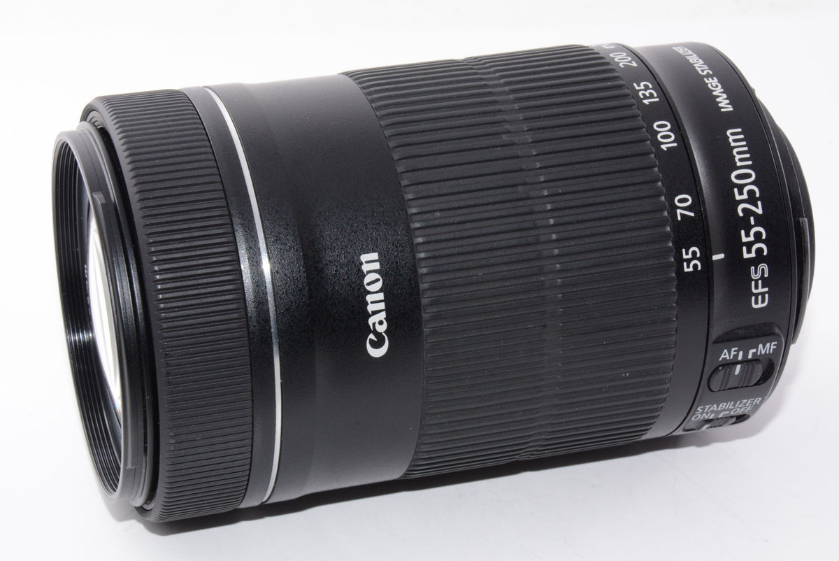 【外観特上級】Canon 望遠ズームレンズ EF-S55-250mm F4-5.6 IS STM