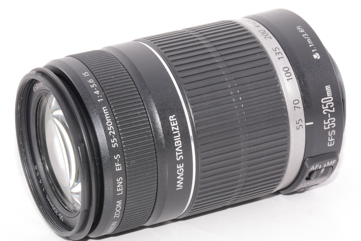 【外観特上級】Canon 望遠レンズ EF-S55-250mm F4-5.6 IS