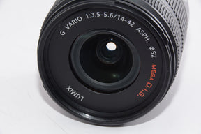 【外観特上級】パナソニック LUMIX G VARIO 14-42mm F3.5-5.6 ASPH. MEGA O.I.S H-FS014042