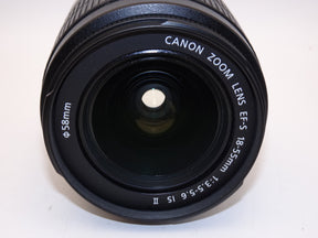 【外観特上級】Canon 標準ズームレンズ EF-S18-55mm F3.5-.5.6 IS II