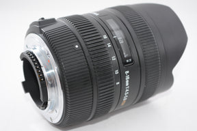 【外観並級】SIGMA 超広角ズームレンズ 8-16mm F4.5-5.6 DC HSM ニコン用 APS-C専用 203559