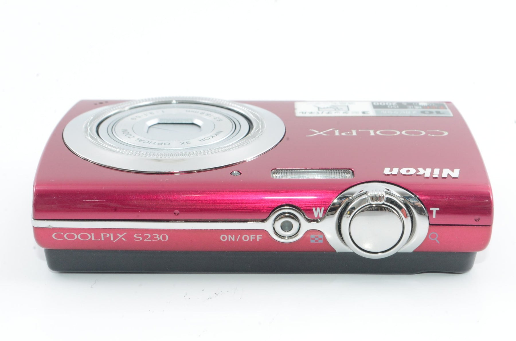 【外観並級】Nikon デジタルカメラ COOLPIX (クールピクス) S230 ローズレッド S230RD