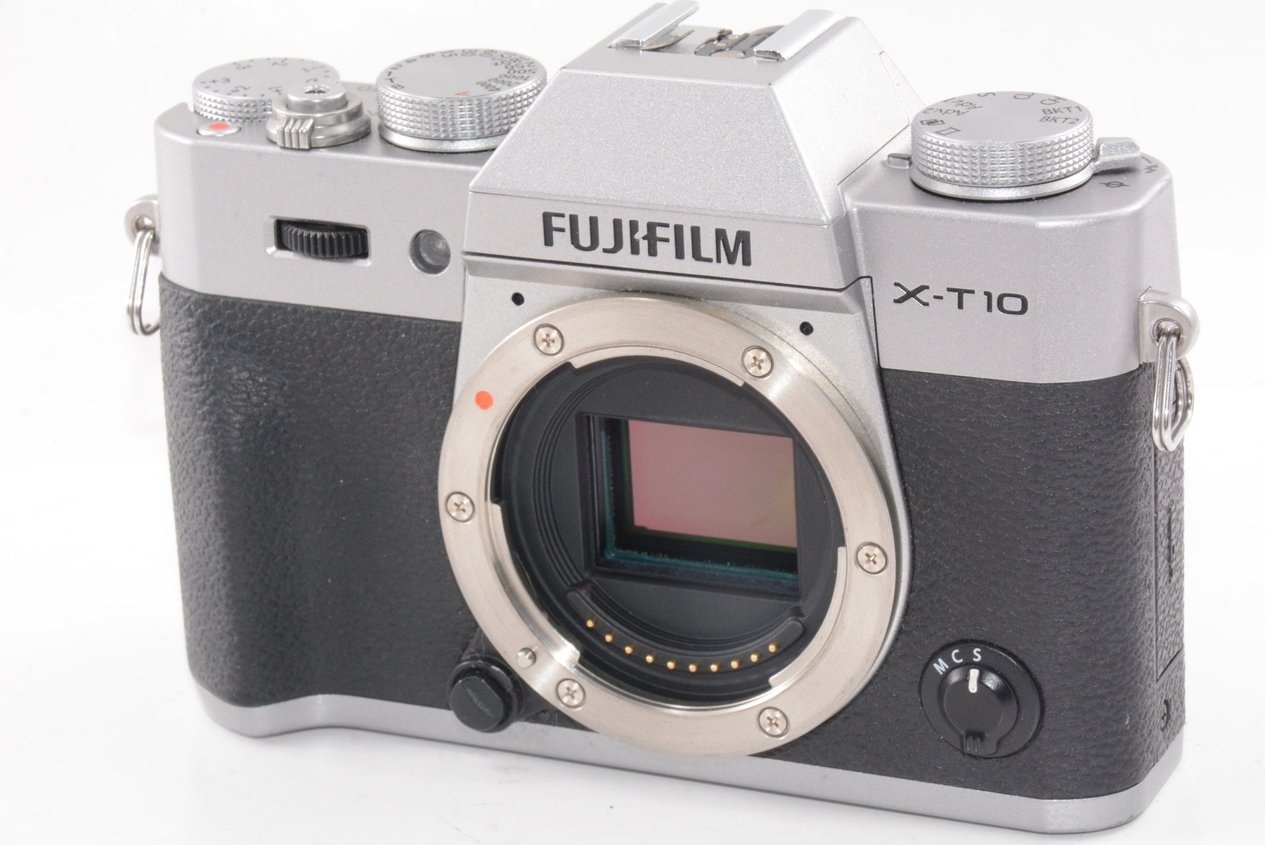 【外観並級】FUJIFILM ミラーレス一眼 X-T10 ボディ シルバー X-T10-S