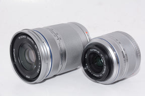 【外観特上級】OLYMPUS ミラーレス一眼 PEN Lite E-PL3 ダブルズームキット シルバー E-PL3 DZKIT SLV