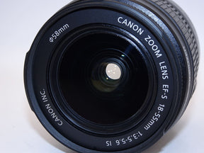 【外観特上級】Canon 標準ズームレンズ EF-S18-55mm F3.5-5.6 IS
