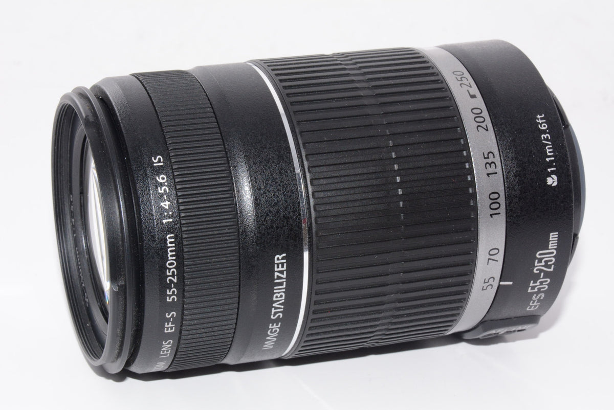 【外観特上級】Canon 望遠レンズ EF-S55-250mm F4-5.6 IS