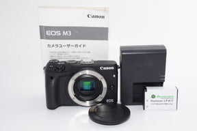【外観特上級】Canon ミラーレス一眼カメラ EOS M3 ボディ(ブラック) EOSM3BK-BODY