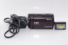 【外観特上級】ソニー SONY HDビデオカメラ Handycam HDR-CX590V ボルドーブラウン