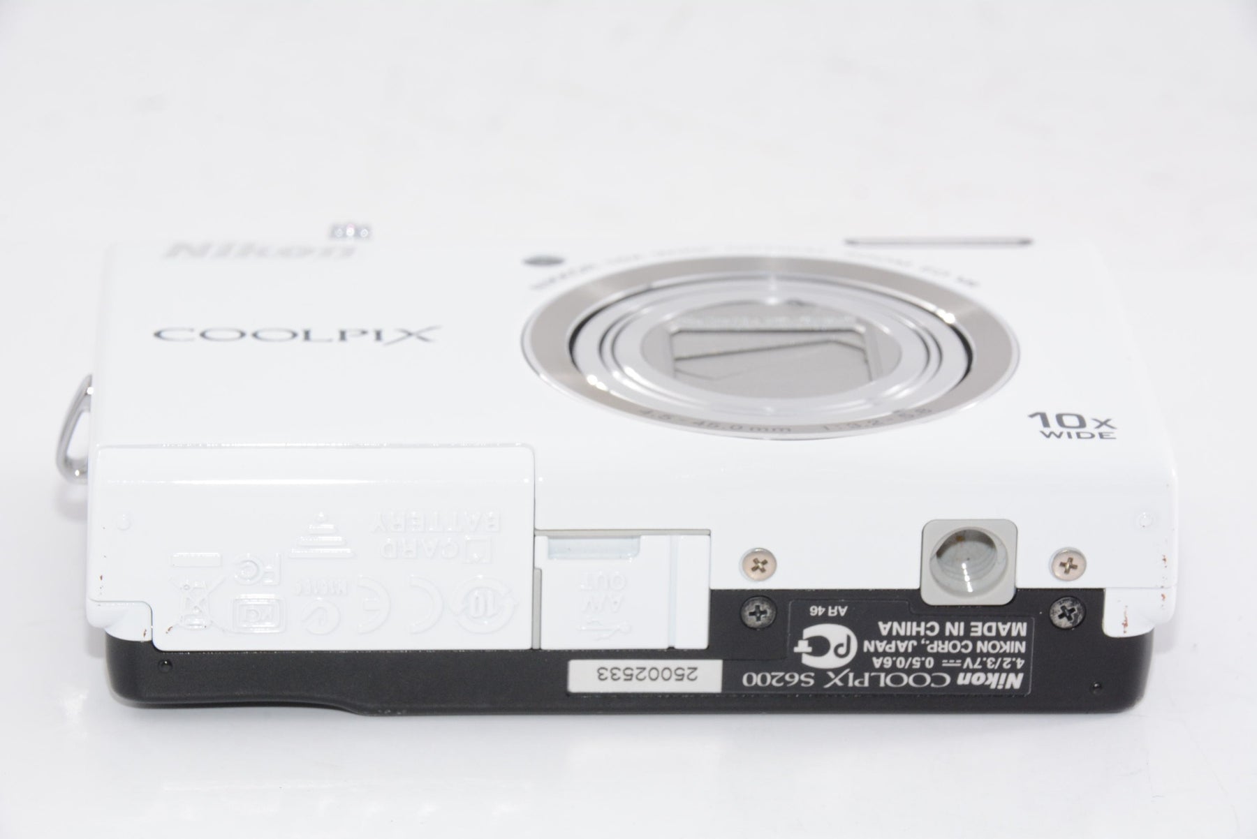 【外観並級】Nikon デジタルカメラ COOLPIX (クールピクス) S6200 ナチュラルホワイト