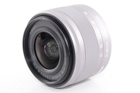 【外観特上級】Canon 標準ズームレンズ EF-M15-45mm F3.5-6.3IS STM(シルバー) ミラーレス一眼対応 EF-M15-45ISSTMSL
