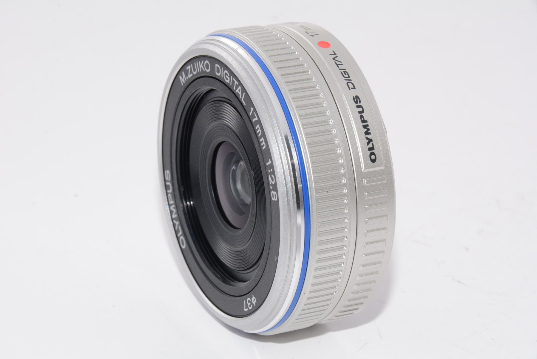 【外観特上級】OLYMPUS パンケーキレンズ M.ZUIKO DIGITAL 17mm F2.8 シルバー