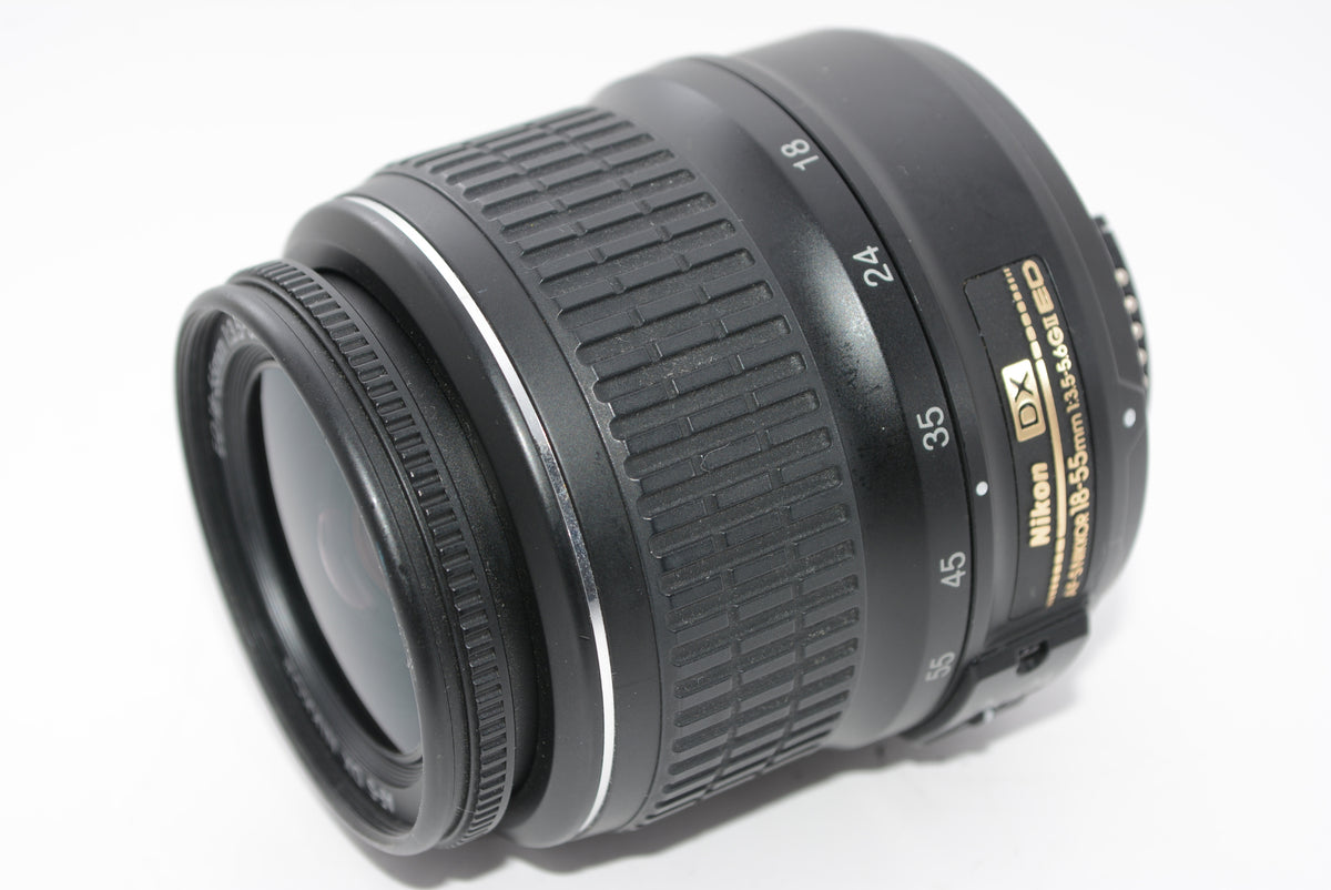 【外観並級】Nikon 標準ズームレンズ AF-S DX Zoom Nikkor ED 18-55mm f/3.5-5.6 G II  ブラック
