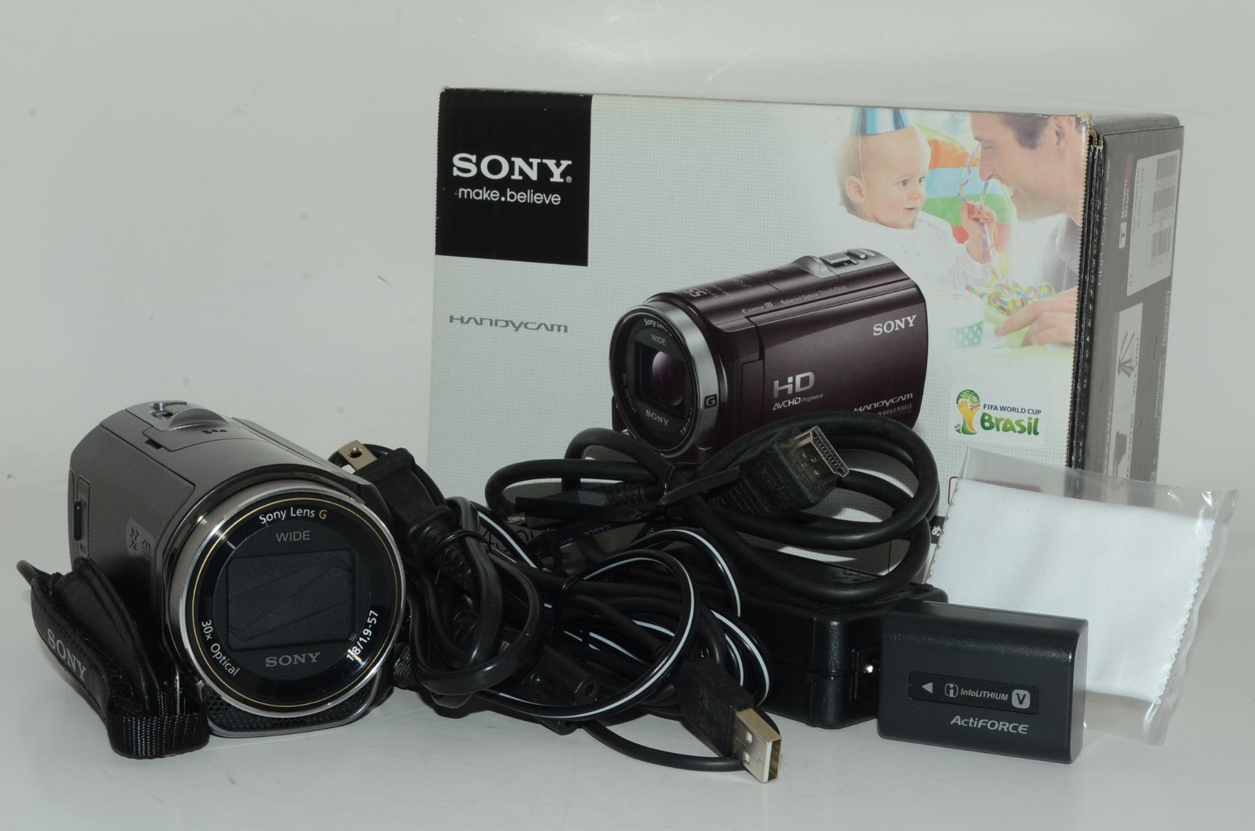 【外観特上級】SONY ビデオカメラ HANDYCAM CX430V  HDR-CX430V/T