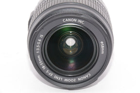 【外観特上級】Canon 標準ズームレンズ EF-S18-55mm F3.5-5.6 IS
