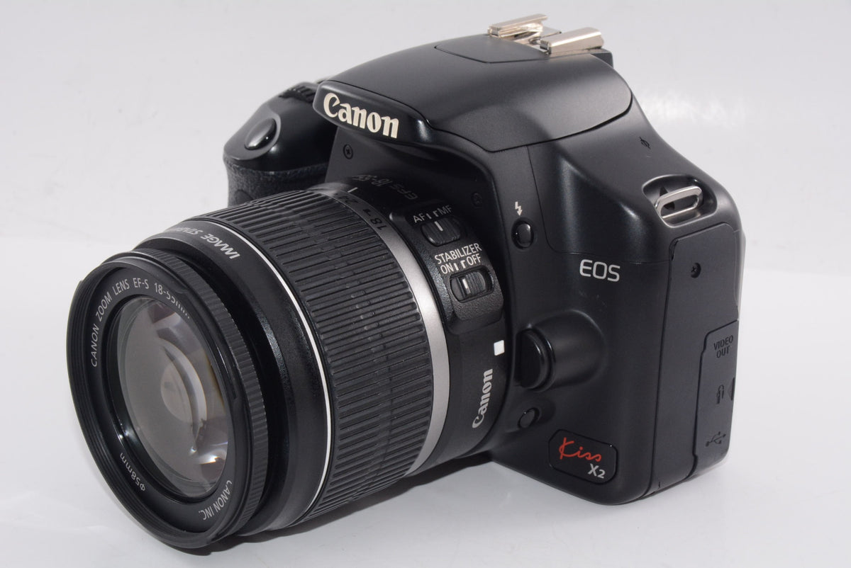 【外観並級】Canon デジタル一眼レフカメラ EOS Kiss X2 レンズキット KISSX2-LKIT