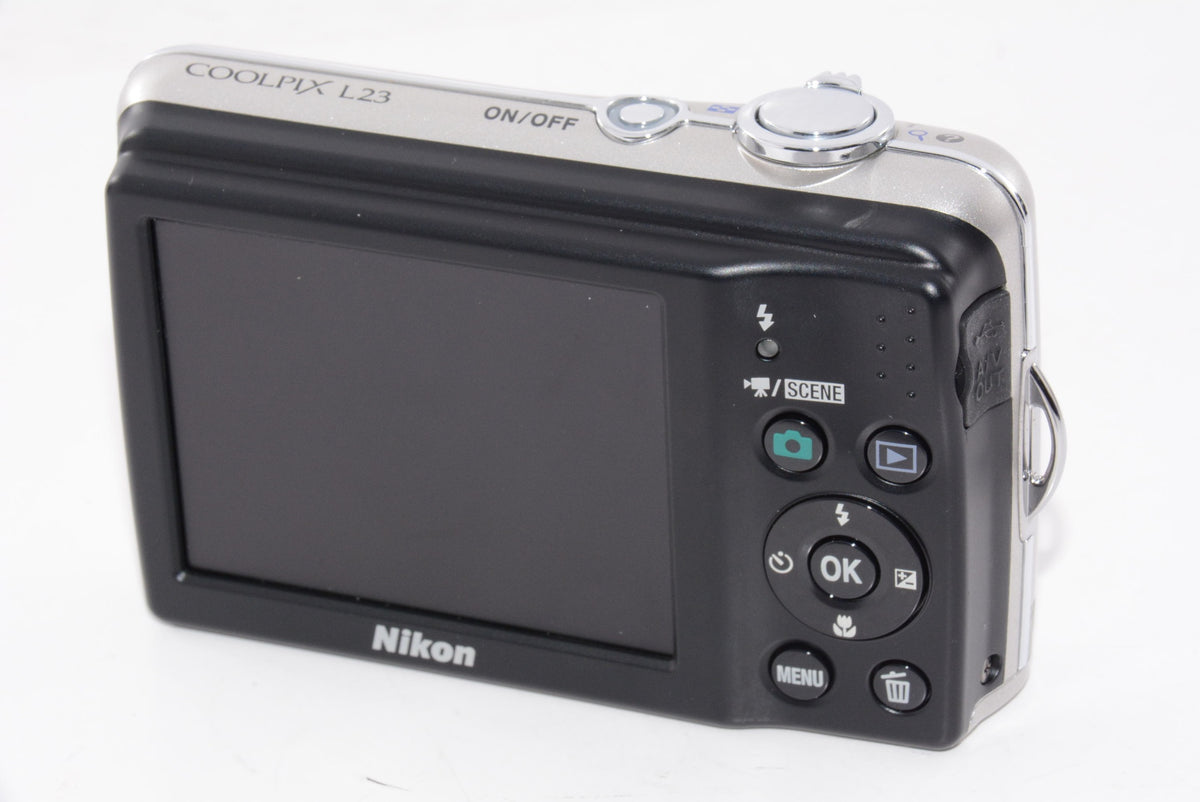 【外観特上級】NikonデジタルカメラCOOLPIX L23 シルバー