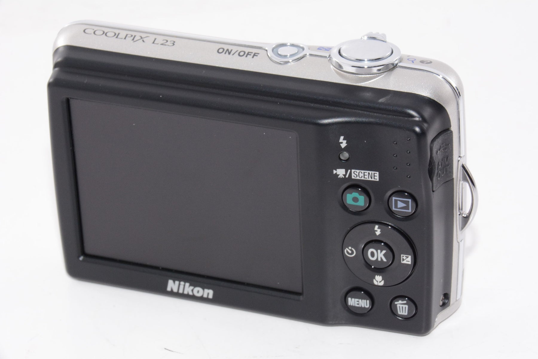 【外観特上級】NikonデジタルカメラCOOLPIX L23 シルバー