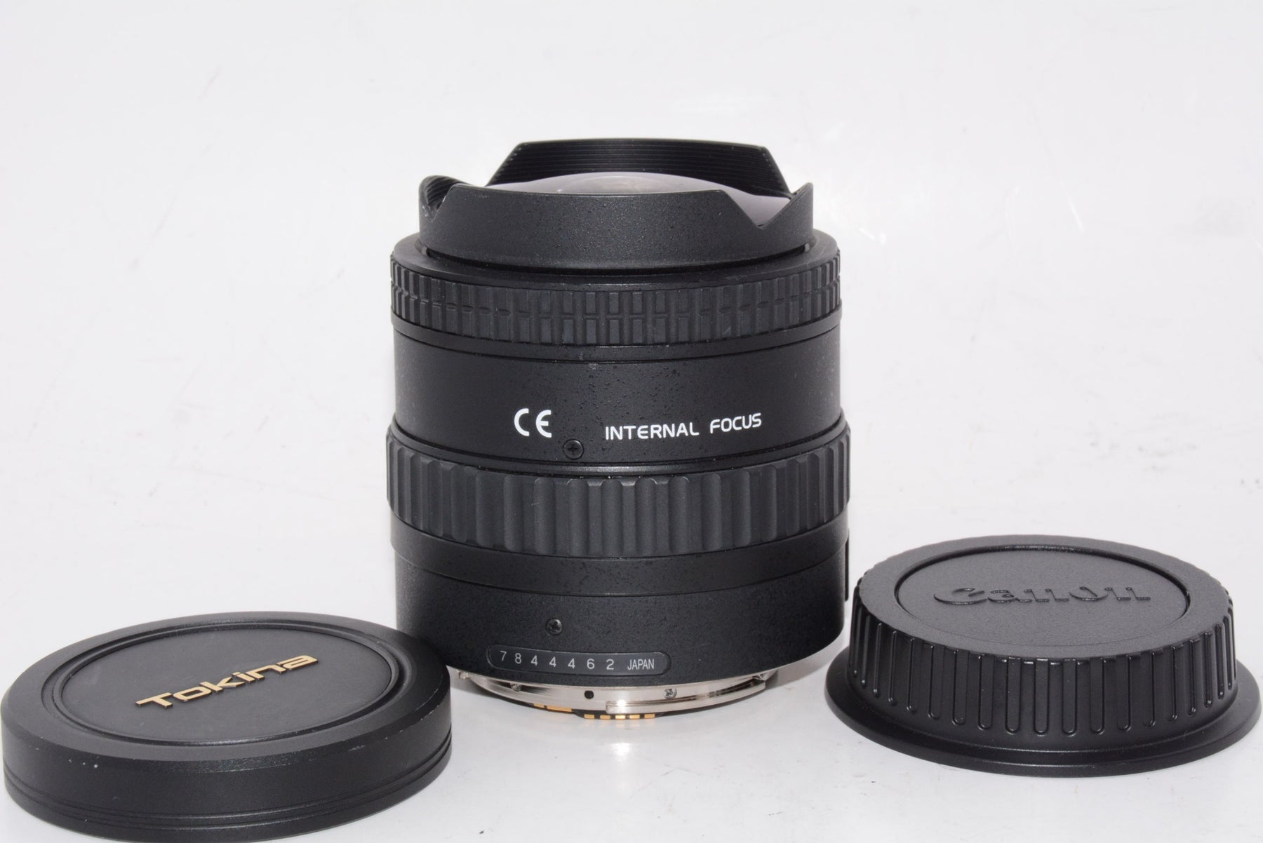 【外観並級】Tokina 魚眼ズームレンズ AT-X 107 DX Fisheye 10-17mm F3.5-4.5 キヤノン用