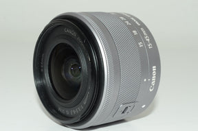 【外観特上級】Canon 標準ズームレンズ EF-M15-45mm F3.5-6.3IS STM(シルバー) ミラーレス一眼対応 EF-M15-45ISSTMSL