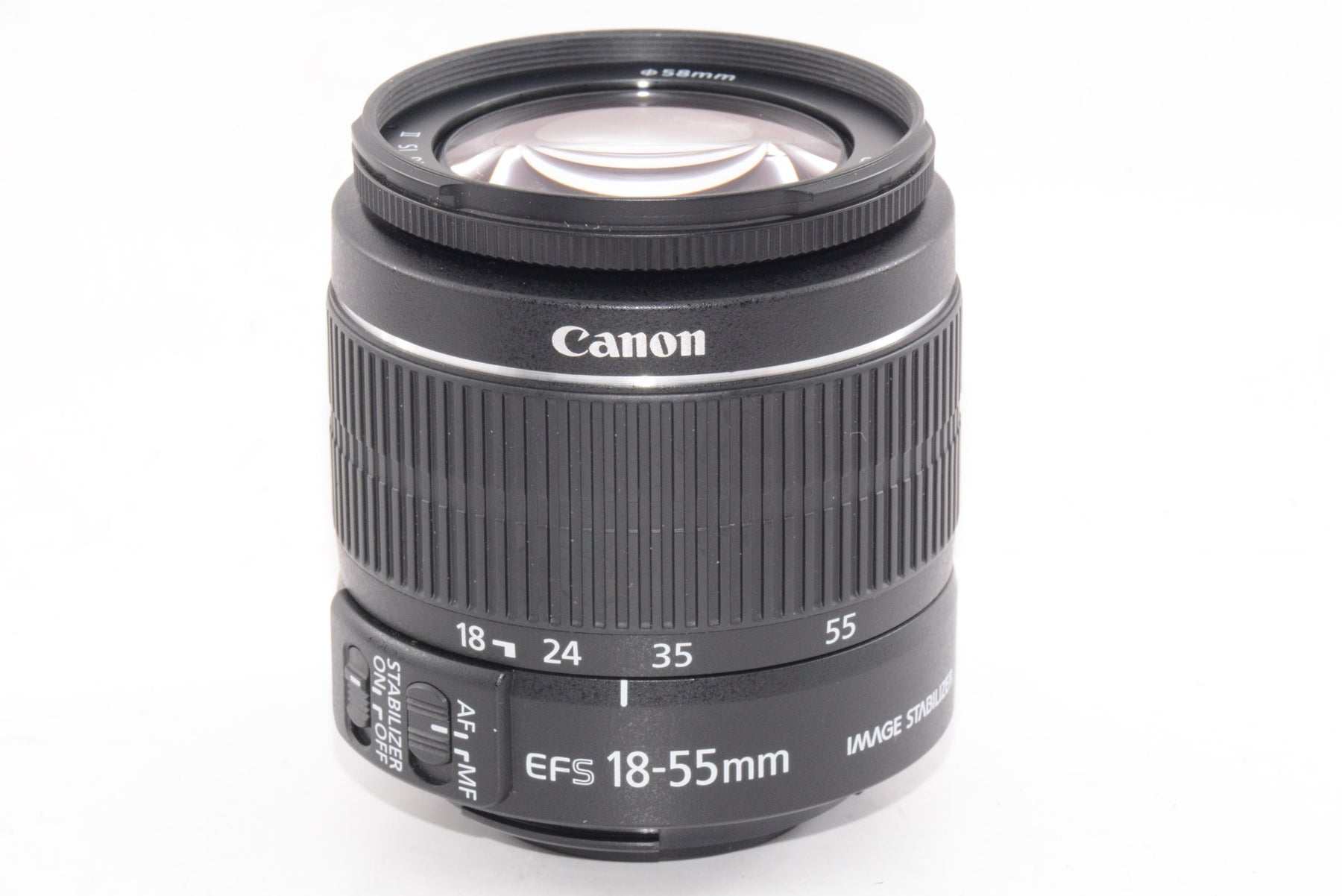 【外観特上級】Canon 標準ズームレンズ EF-S18-55mm F3.5-.5.6 IS II