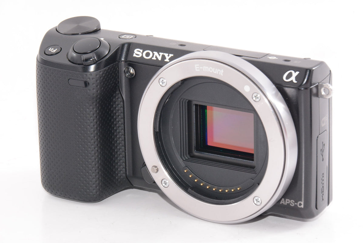 【外観特上級】SONY ミラーレス一眼 α NEX-5R パワーズームレンズキット NEX-5RL/B