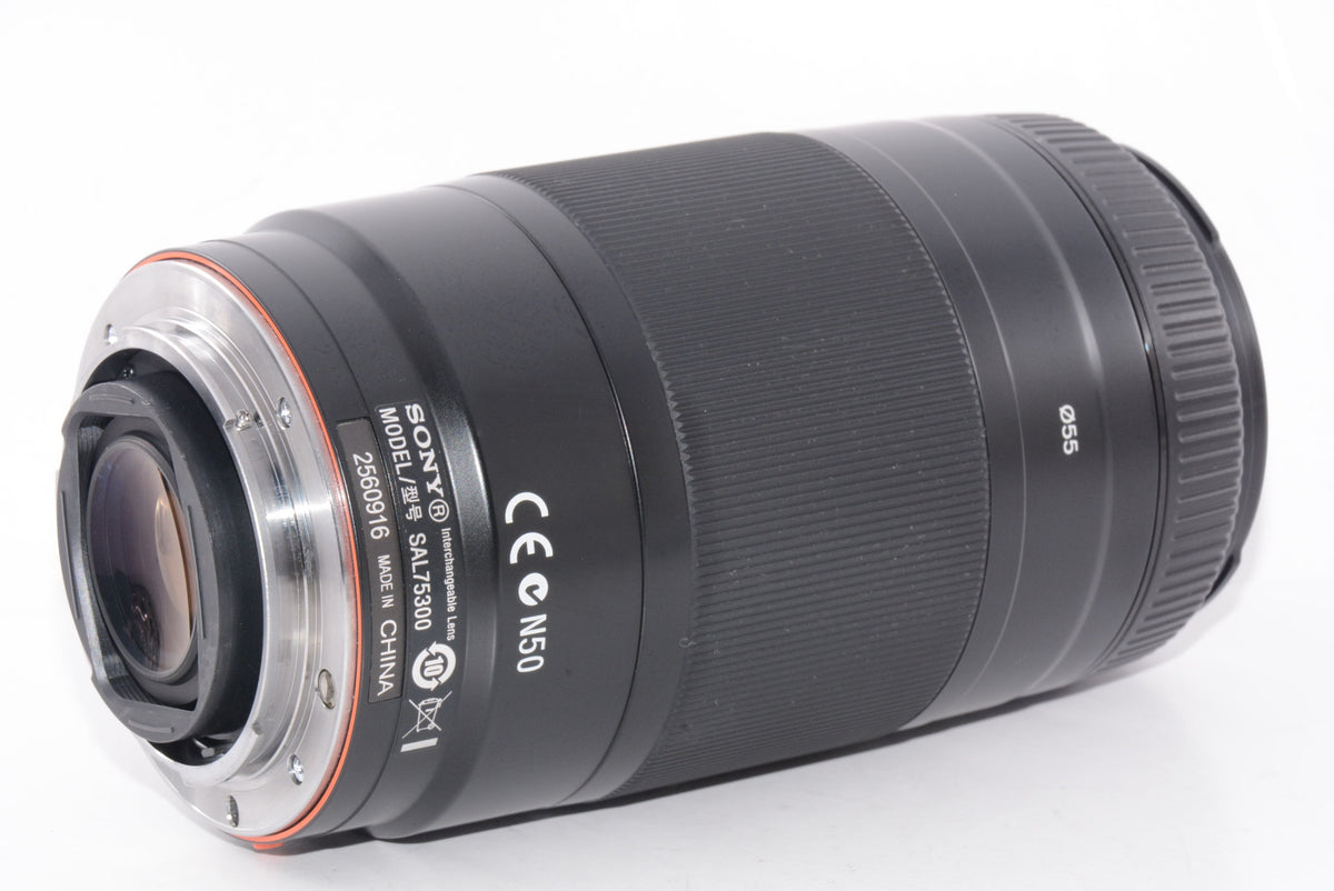 【外観特上級】ソニー SONY 望遠ズームレンズ 75-300mm F4.5-5.6 Aマウント