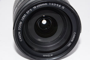 【外観特上級】Canon 望遠ズームレンズ EF-S18-200mm F3.5-5.6 IS APS-C対応