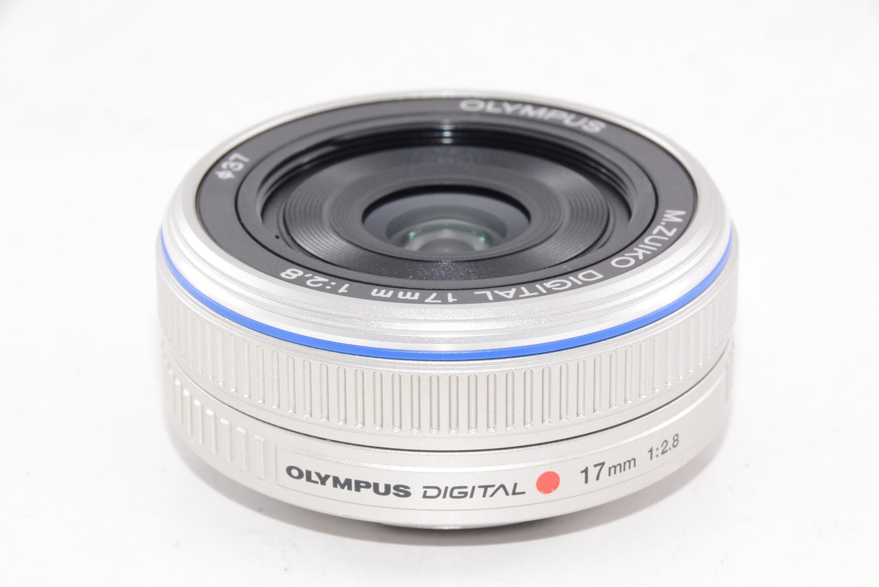 【外観特上級】OLYMPUS パンケーキレンズ M.ZUIKO DIGITAL 17mm F2.8 シルバー