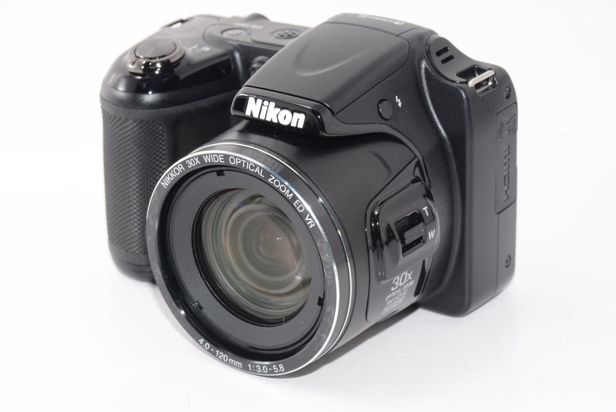 【外観特上級】Nikon デジタルカメラ COOLPIX L820 光学30倍ズーム 有効画素数1605万画素 ブラック L820BK