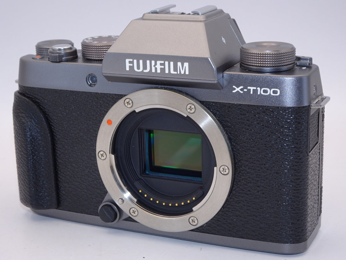 【外観特上級】FUJIFILM ミラーレス一眼 X-T100ダークシルバー X-T100-DS