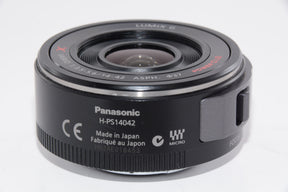 【外観並級】パナソニック ルミックス G X VARIO PZ 14-42mm/F3.5-5.6 ASPH./POWER  ブラック H-PS14042-K