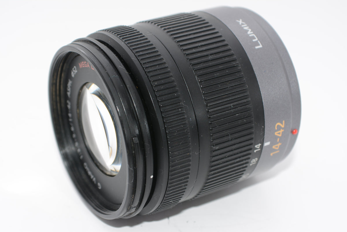 【外観並級】パナソニック LUMIX G VARIO 14-42mm F3.5-5.6 ASPH. MEGA O.I.S H-FS014042