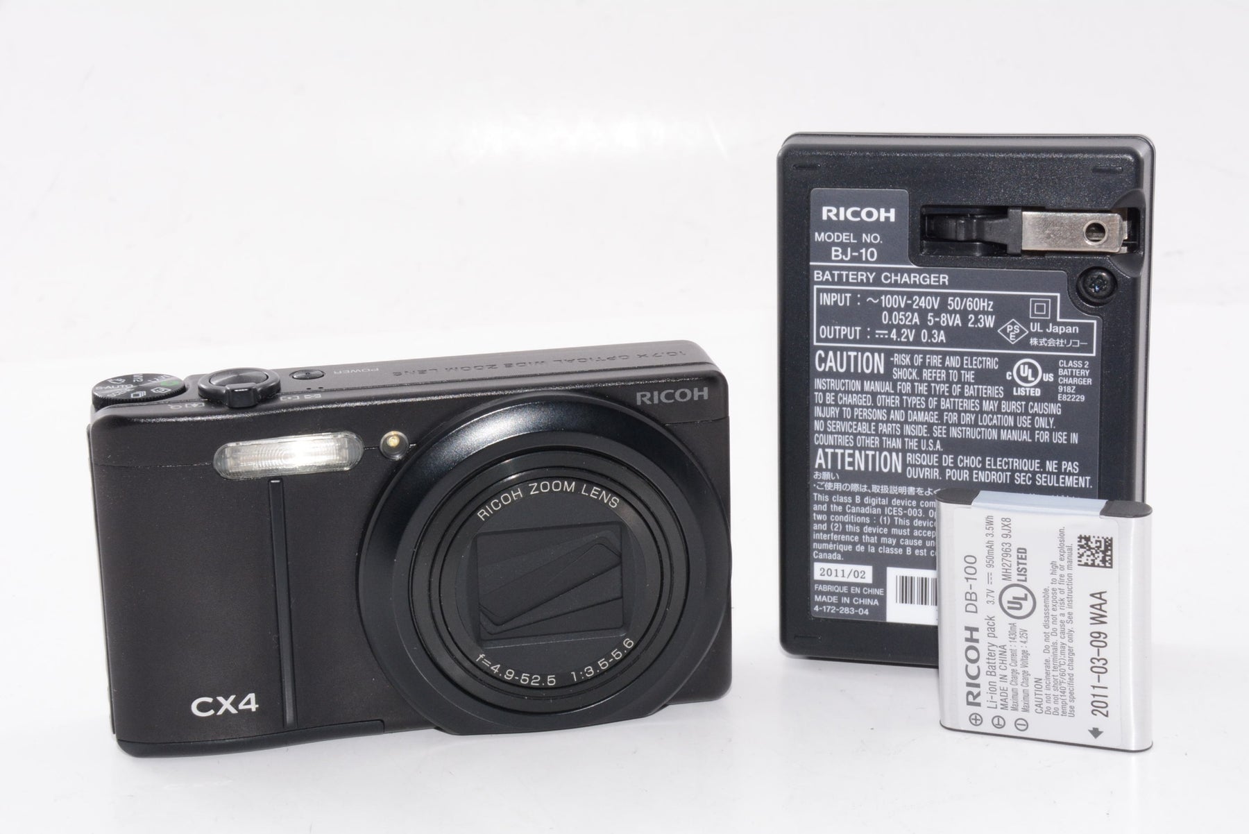 【外観並級】RICOH デジタルカメラ CX4 ブラック