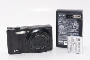 【外観並級】RICOH デジタルカメラ CX4 ブラック