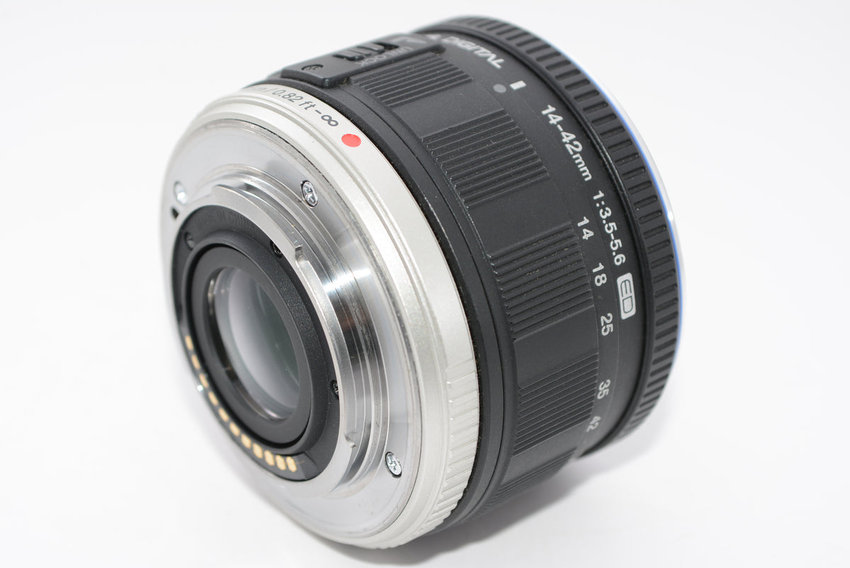 【外観並級】OLYMPUS 標準ズームレンズ M.ZUIKO DIGITAL ED 14-42mm F3.5-5.6 ブラック