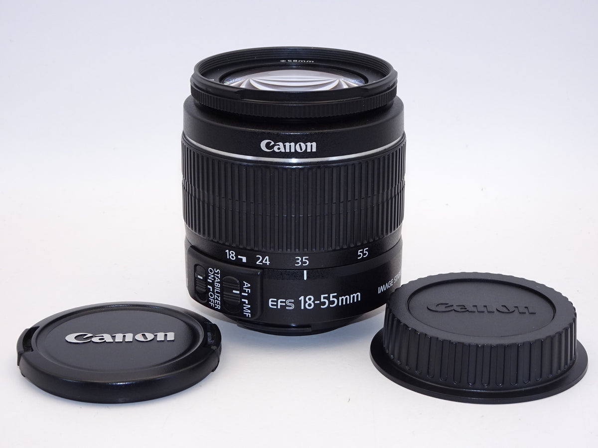 【外観特上級】Canon 標準ズームレンズ EF-S18-55mm F3.5-.5.6 IS II