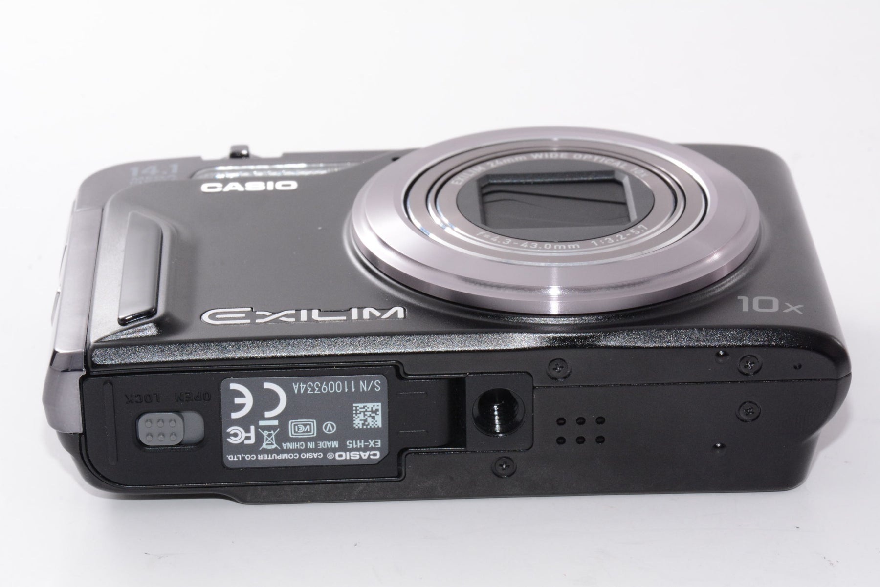 【外観特上級】CASIO カシオ EXILIM EX-H15 ブラック