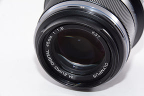 【外観特上級】OLYMPUS 単焦点レンズ M.ZUIKO DIGITAL 45mm F1.8  ブラック