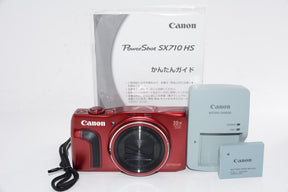 【外観特上級】Canon デジタルカメラ PowerShot SX710 HS レッド 光学30倍ズーム PSSX710HS(RE)
