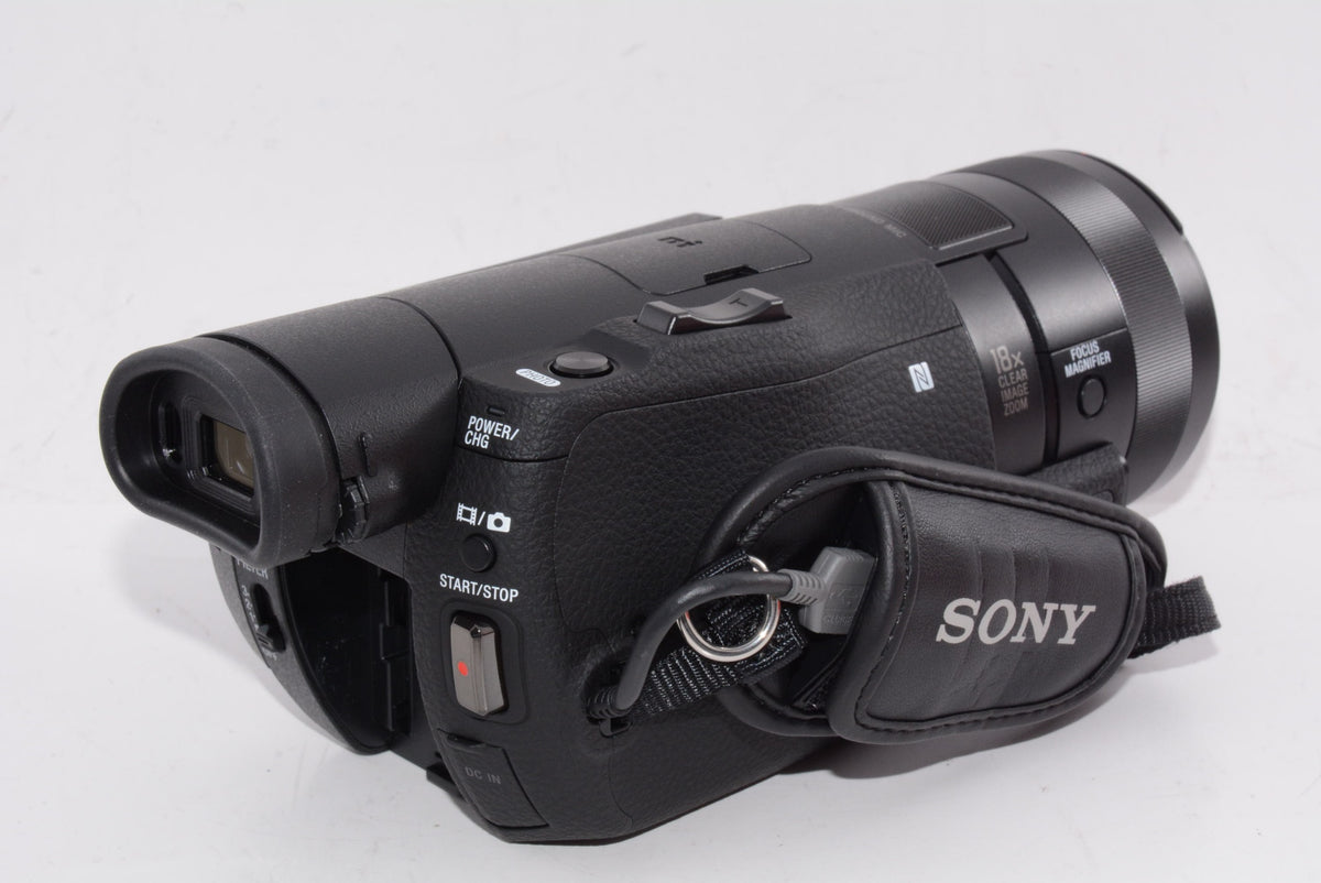 【外観特上級】ソニー SONY ビデオカメラ FDR-AX100 4K ブラック Handycam