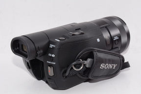 【外観特上級】ソニー SONY ビデオカメラ FDR-AX100 4K ブラック Handycam