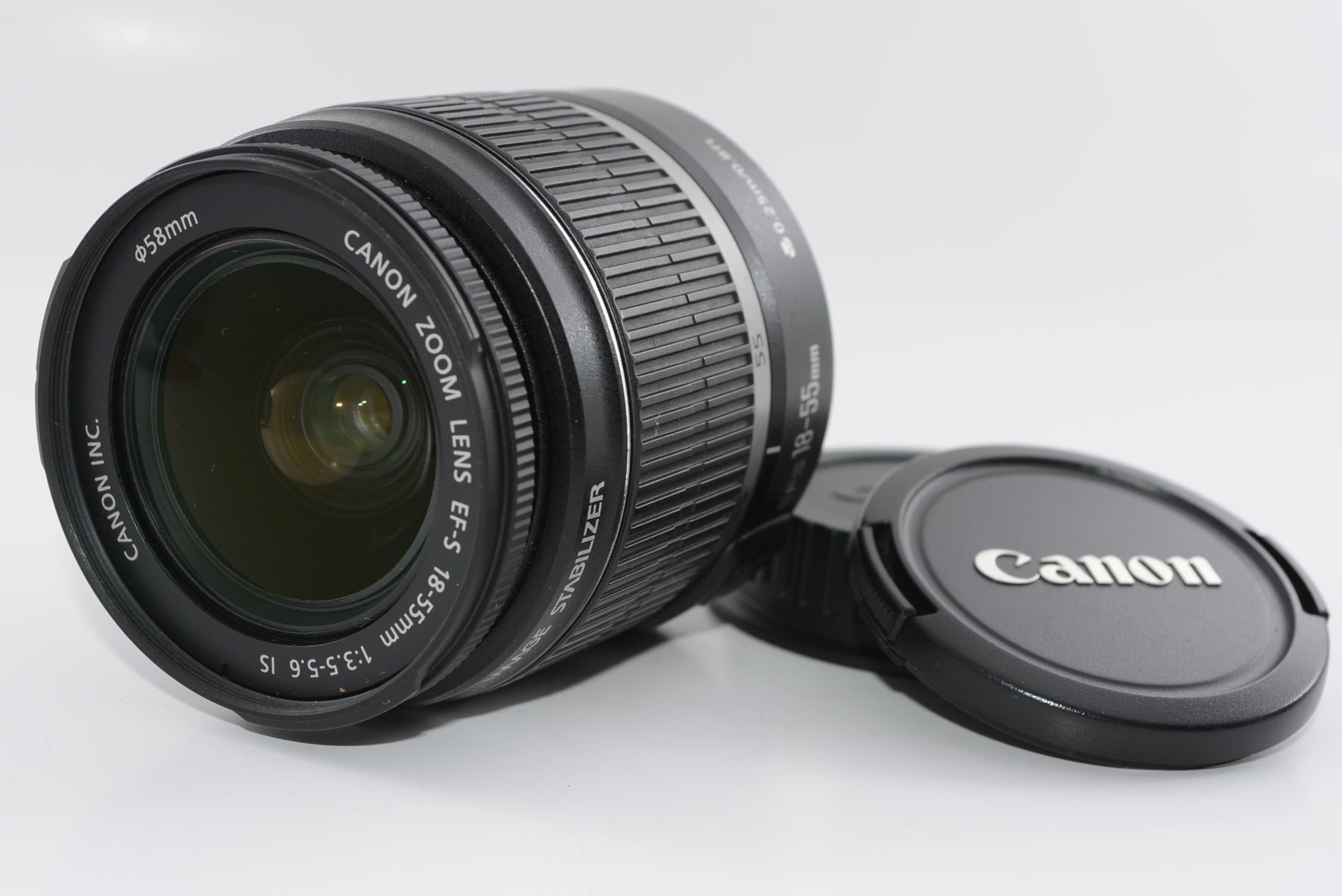 【外観特上級】Canon 標準ズームレンズ EF-S18-55mm F3.5-5.6 IS