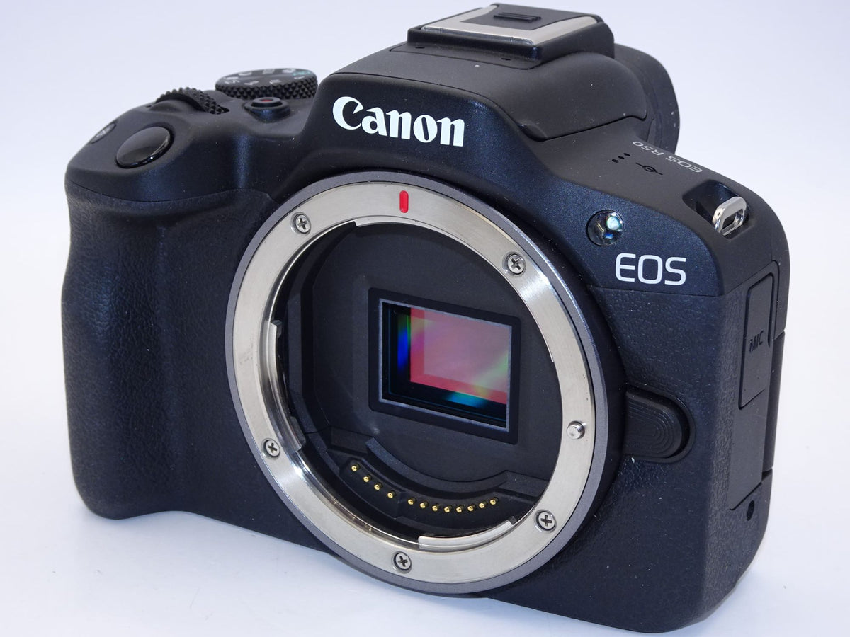 【外観特上級】Canon ミラーレス一眼カメラ EOS R50 ダブルズームキット ブラック APS-C EOSR50BK-WZK