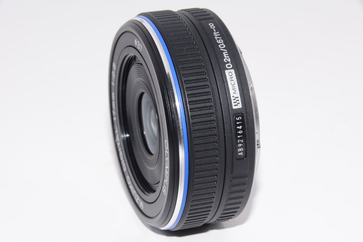 【外観特上級】OLYMPUS パンケーキレンズ M.ZUIKO DIGITAL 17mm F2.8 ブラック