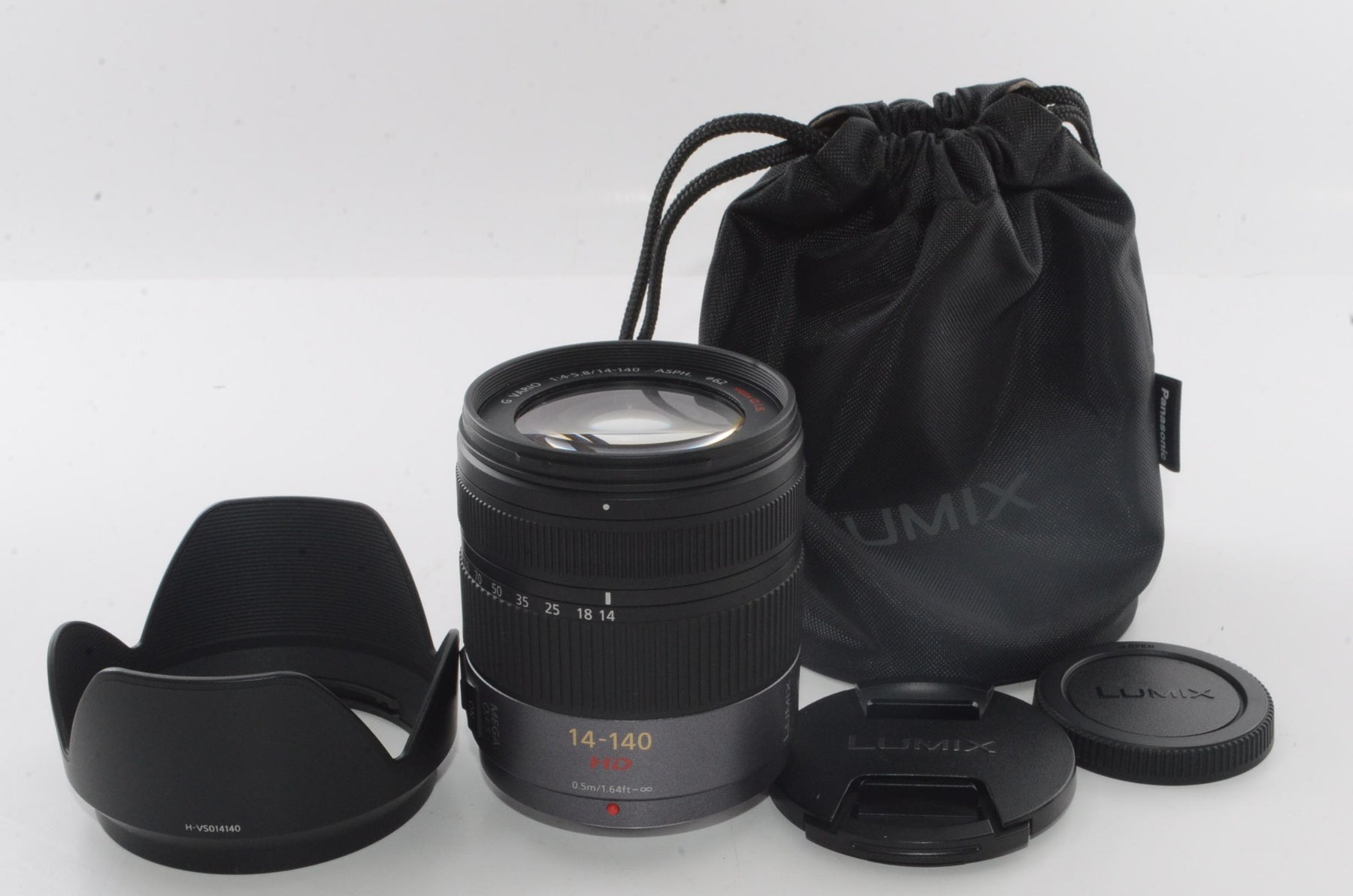 【外観特上級】パナソニック マイクロフォーサーズ用 ルミックス G VARIO HD 14-140mm/F4.0-5.8 ASPH/MEGA O.I.S. H-VS014140