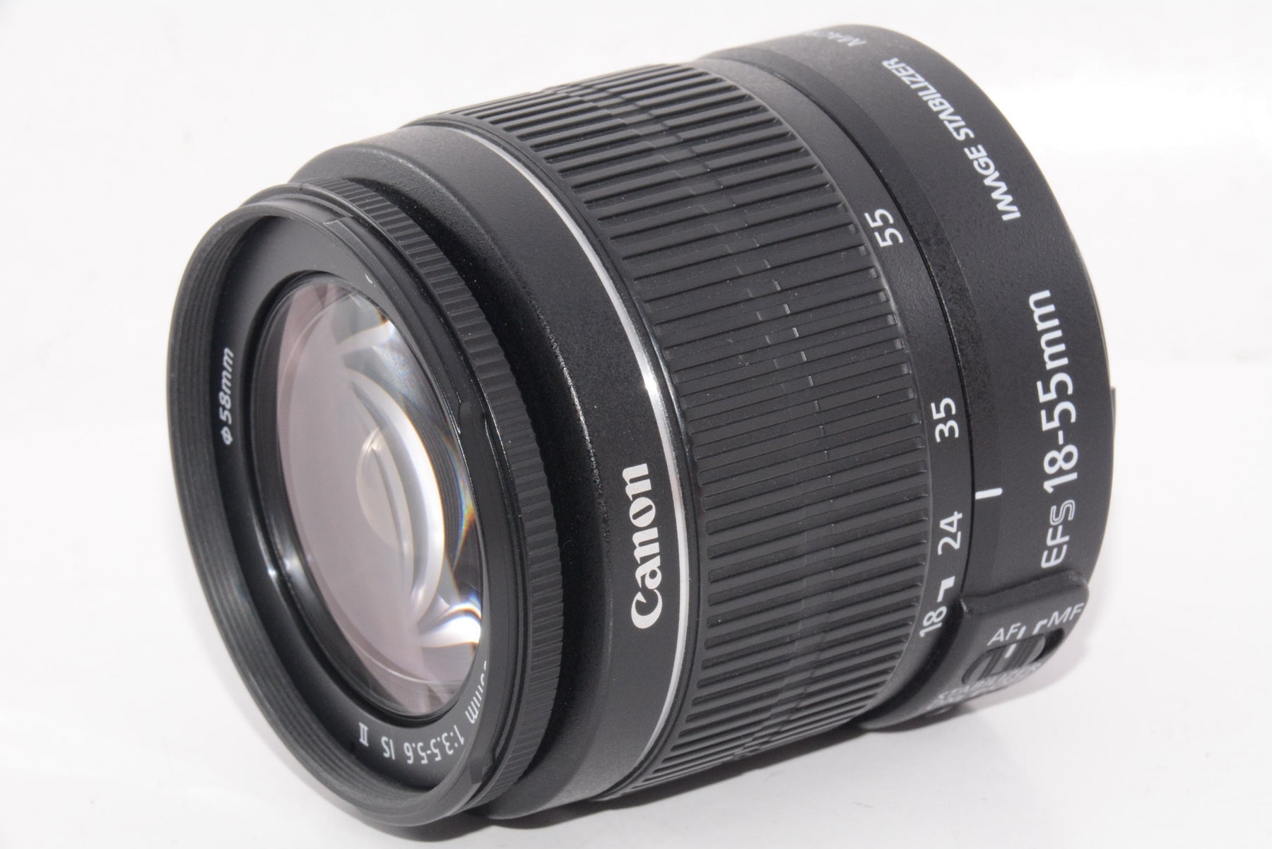 【外観特上級】Canon 標準ズームレンズ EF-S18-55mm F3.5-.5.6 IS II