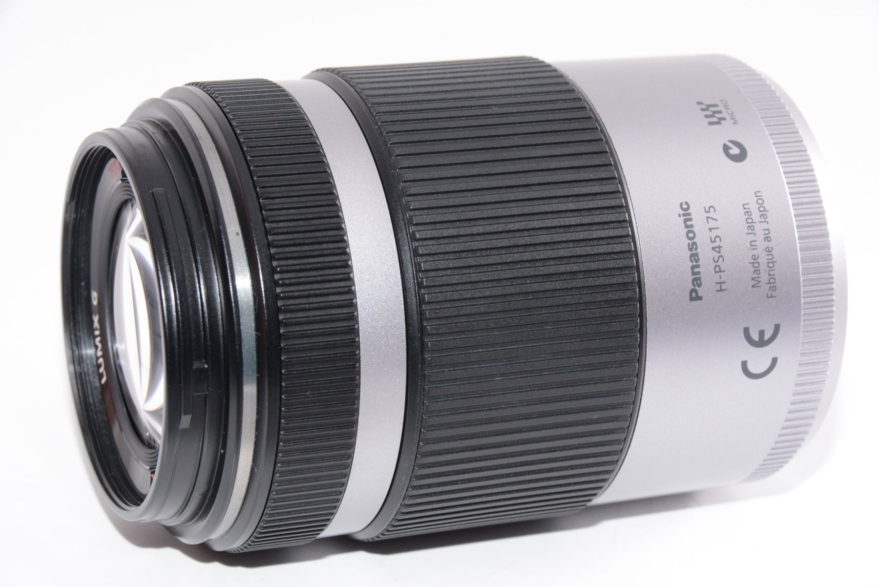 【外観特上級】パナソニック 望遠ズームレンズ マイクロフォーサーズ用 ルミックス G X VARIO PZ 45-175mm/F4.0-5.6 ASPH./POWER O.I.S. シルバー H-PS45175-S