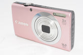 【外観並級】Canon デジタルカメラ PowerShot A2400IS ピンク