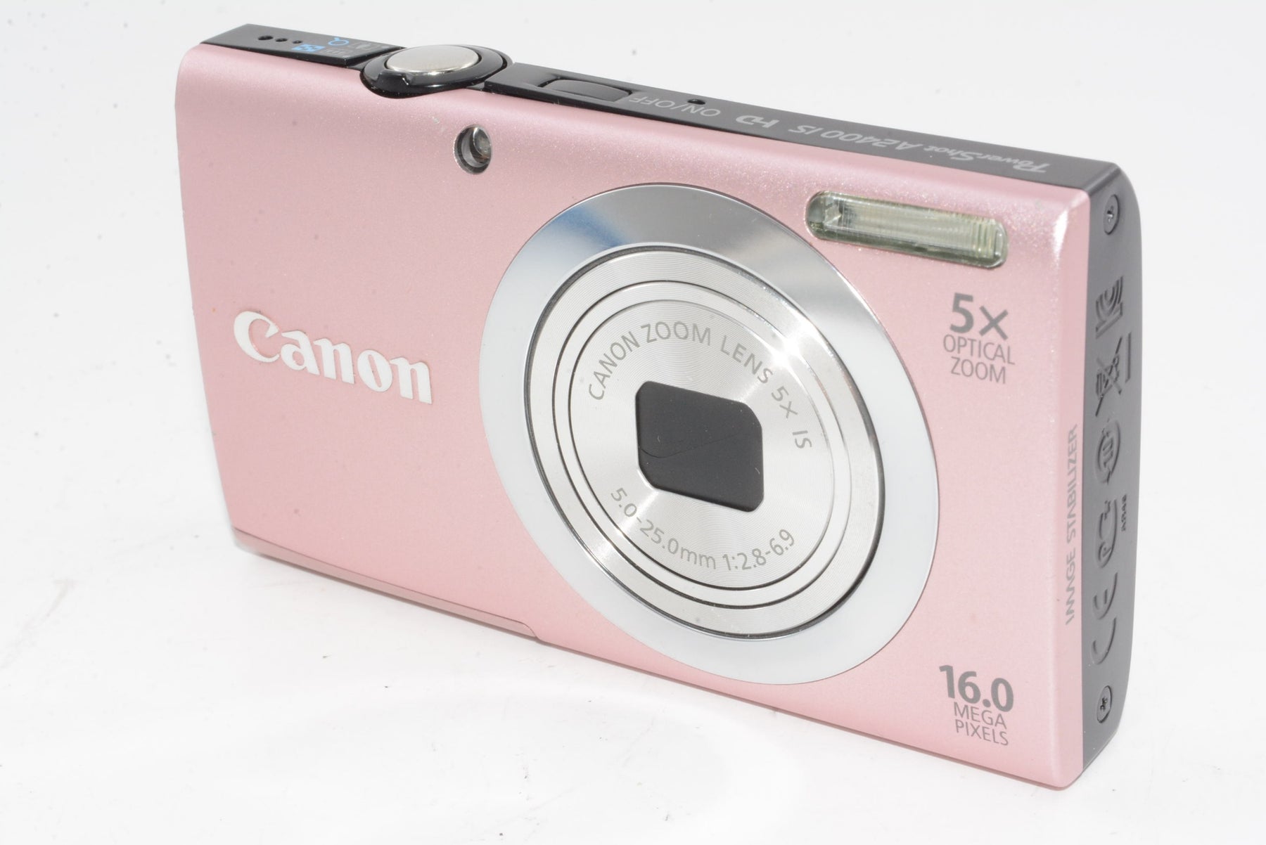 【外観並級】Canon デジタルカメラ PowerShot A2400IS ピンク