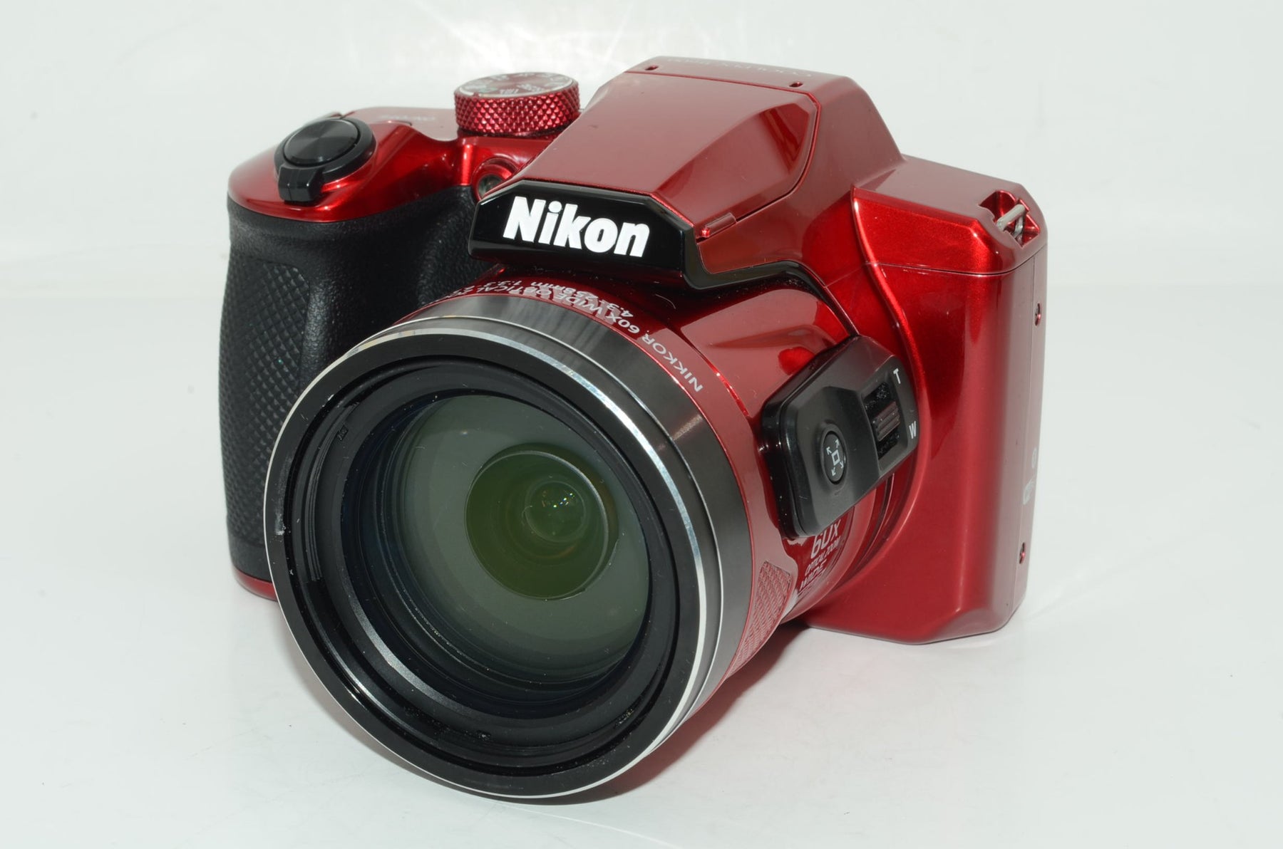 【外観特上級】Nikon デジタルカメラ COOLPIX B600 RD 光学60倍 軽量 クールピクス レッド B600RD